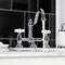 Kingston Brass KS3911PX Restoration Bathroom Bridge Faucet, Polished Chrome KS3911PX - alternate 4